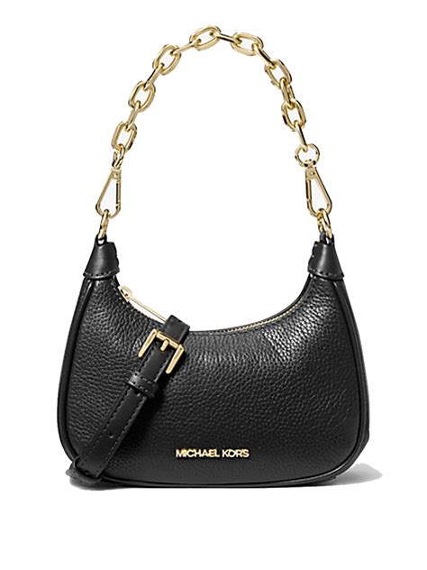 correa michael kors|Cora Medium Pebbled Leather Shoulder Bag .